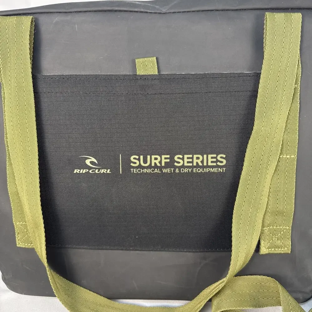 Rip Curl Black and Olive Green Surf Series Duffle Tote